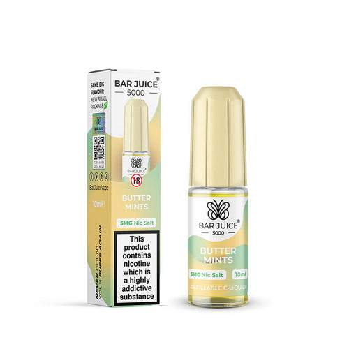 Bar Juice 5000 Butter Mints 10ml Nic Salt E-Liquid