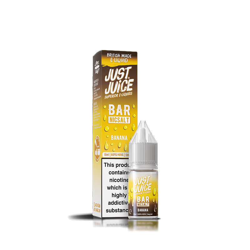 Just Juice  Bar Range Banana 10ml Nic Salt E-Liquid