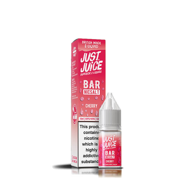 Just Juice  Bar Range Cherry 10ml Nic Salt E-Liquid