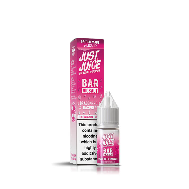 Just Juice  Bar Range Dragonfruit & Raspberry 10ml Nic Salt E-Liquid