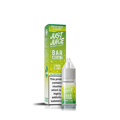 Just Juice  Bar Range Lemon & Lime 10ml Nic Salt E-Liquid