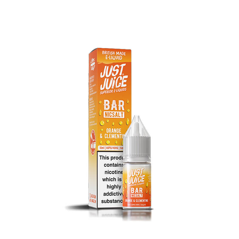 Just Juice  Bar Range Orange & Clementine 10ml Nic Salt E-Liquid