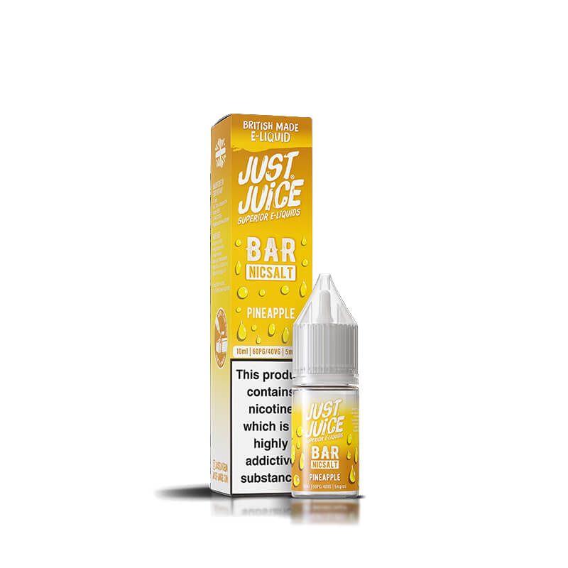 Just Juice  Bar Range Pineapple 10ml Nic Salt E-Liquid