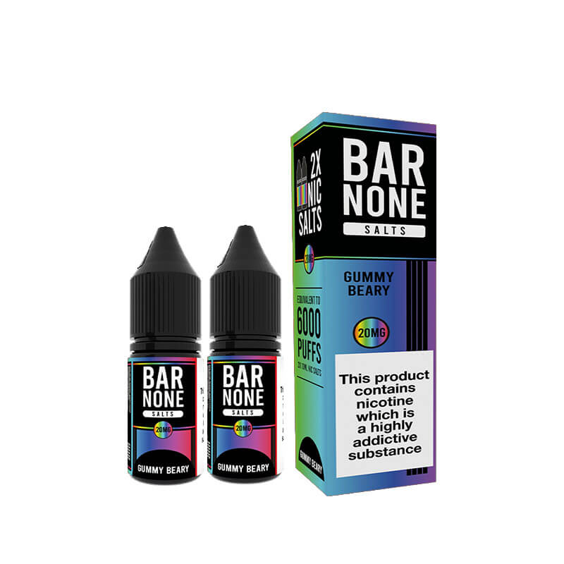 Bar None Gummy Bear Nic Salt 10ml E-Liquid - 2 Pack