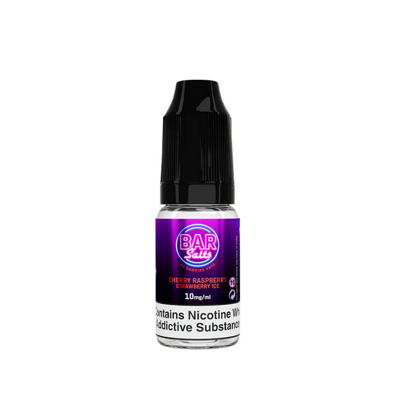 Bar Salts Cherry Raspberry Strawberry Ice 10ml Nic Salt E-Liquid by Vampire Vape