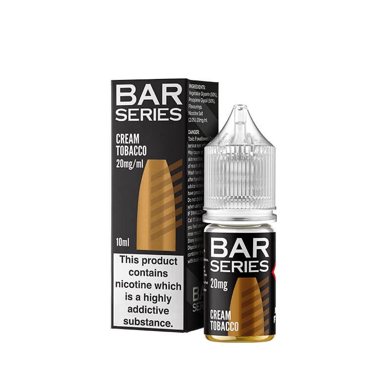 Bar Series Cream Tobacco 10ml Nic Salt E-Liquid