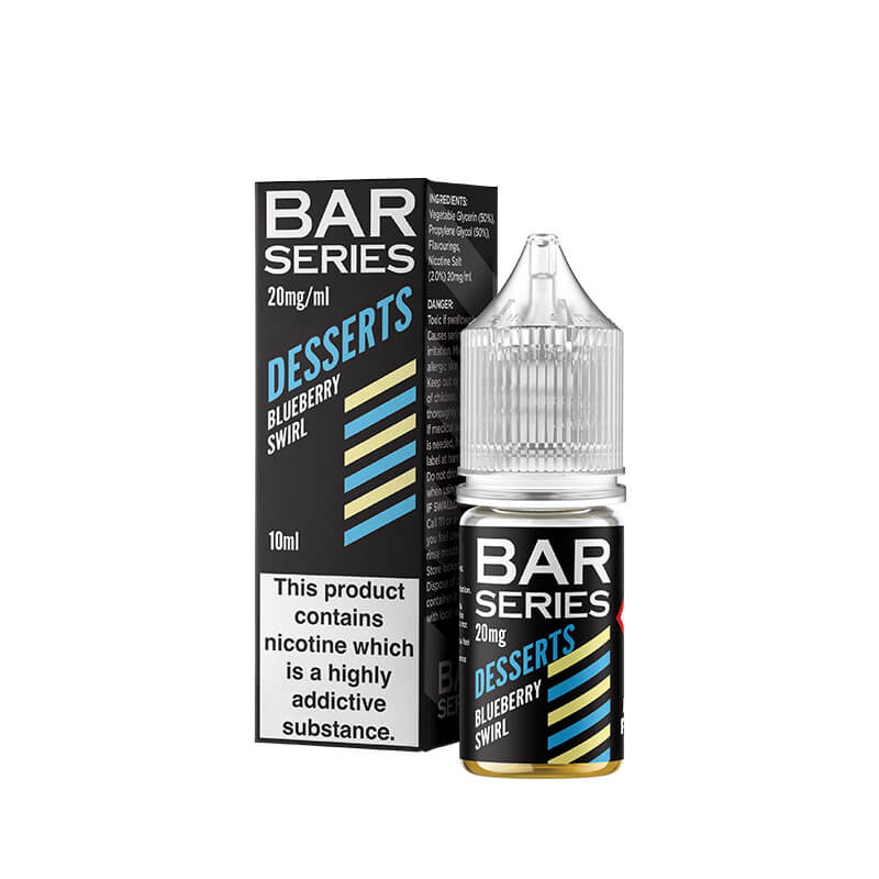 Bar Series Desserts Blueberry Swirl 10ml Nic Salt E-Liquid