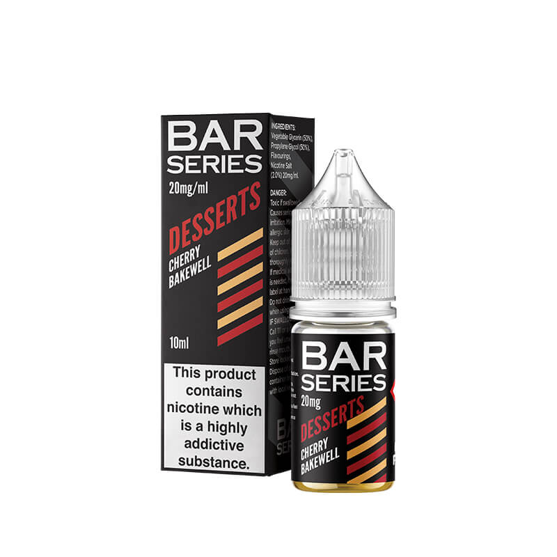 Bar Series Desserts Cherry Bakewell 10ml Nic Salt E-Liquid