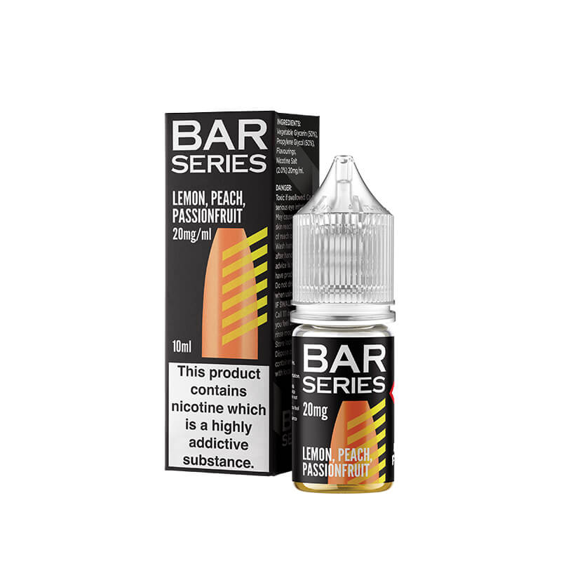 Bar Series Lemon Peach Passionfruit 10ml Nic Salt E-Liquid