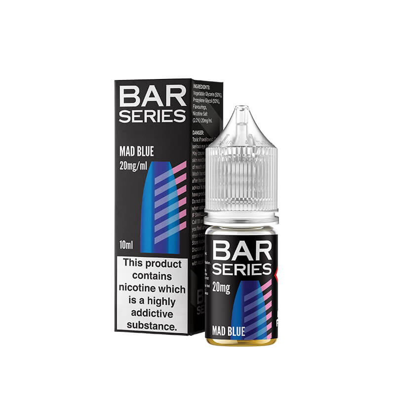 Bar Series Mad Blue 10ml Nic Salt E-Liquid