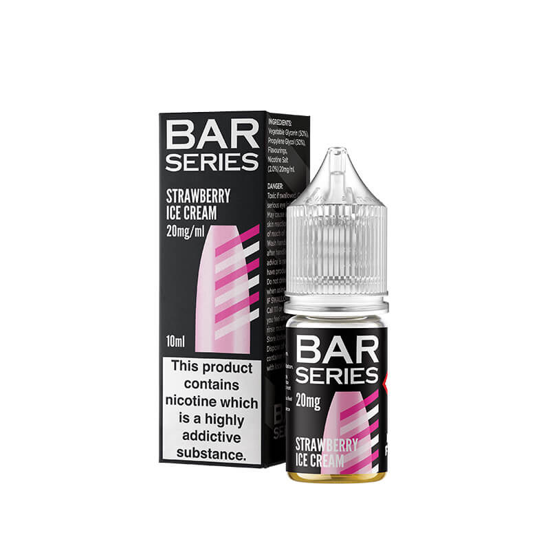 Bar Series Strawberry Ice Cream 10ml Nic Salt E-Liquid