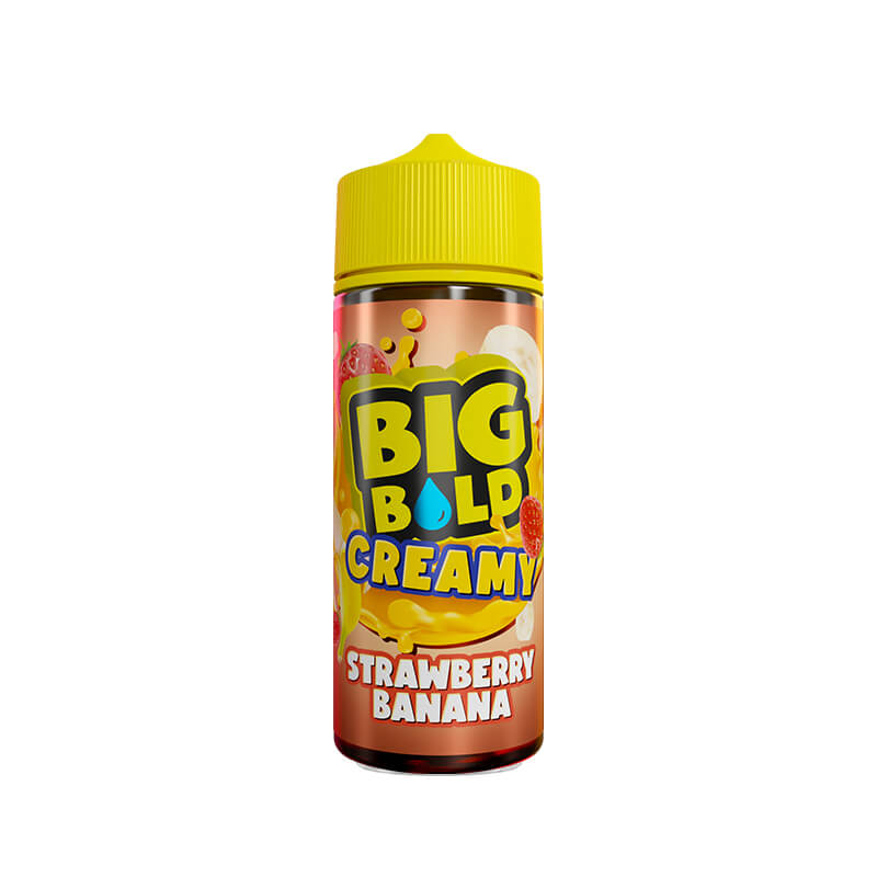 Big Bold Creamy Strawberry Banana 100ml Shortfill E-Liquid