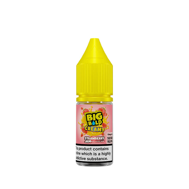 Big Bold Creamy Strawberry Jam & Clotted Cream 10ml Nic Salt E-Liquid