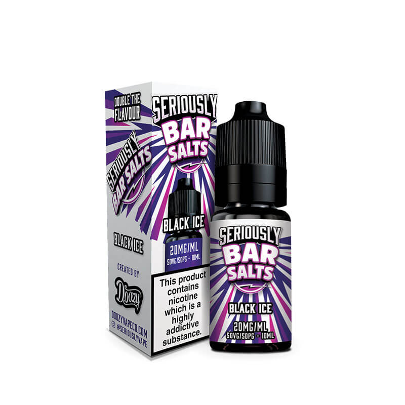 Doozy Vape Co Seriously Bar Salts Black Ice 10ml