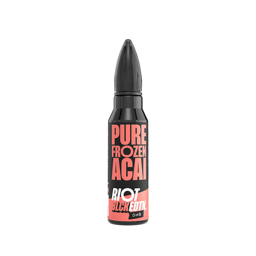 Riot Squad BLCK EDTN Pure Frozen Acai 50ml Shortfill E-Liquid 2 Pack