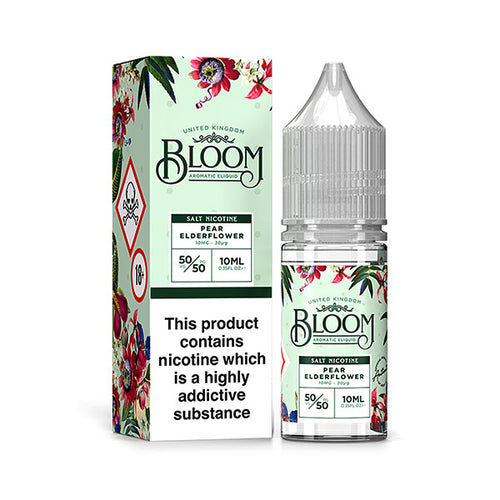 Bloom E-Liquid Pear & Elderflower Nic Salt E-Liquid