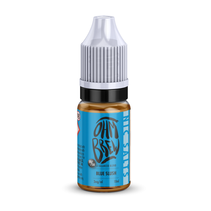 Ohm Brew Blue Slush 50/50 Nic Salt E-Liquid