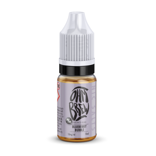 Ohm Brew Blueberry Bubble 50/50 Nic Salt E-Liquid