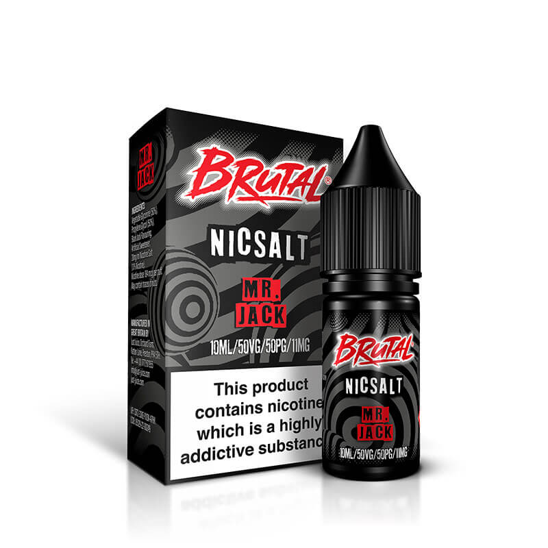 Brutal Mr Jack Nic Salt 10ml E-Liquid By Just Juice