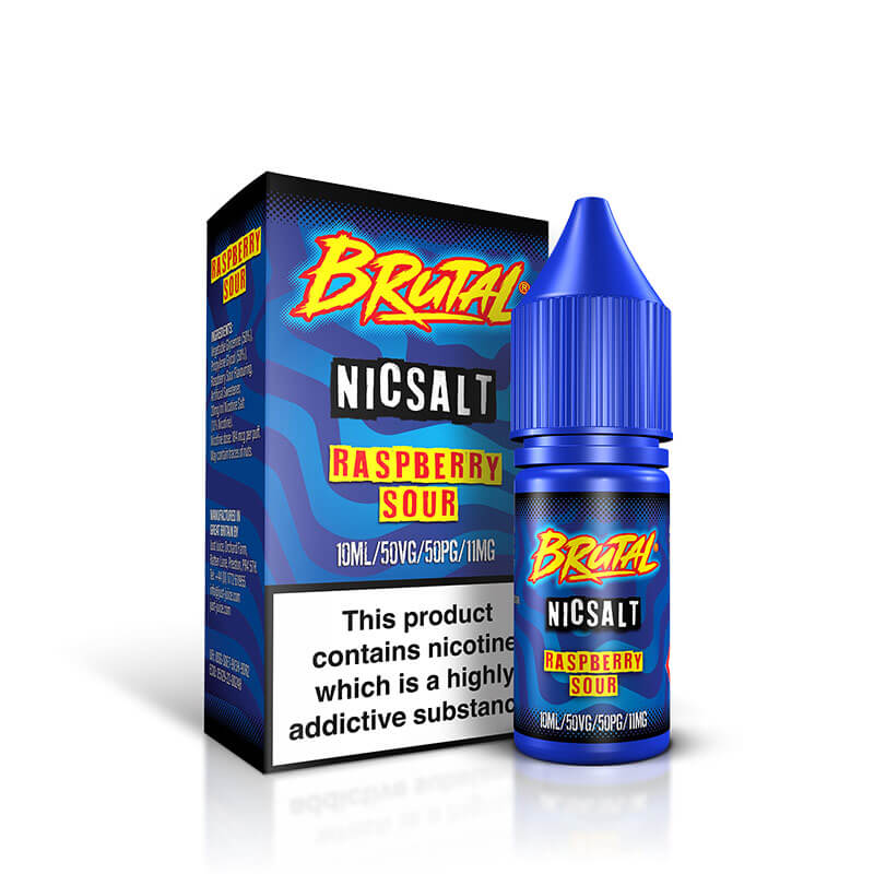 Brutal Raspberry Sour Nic Salt 10ml E-Liquid By Just Juice