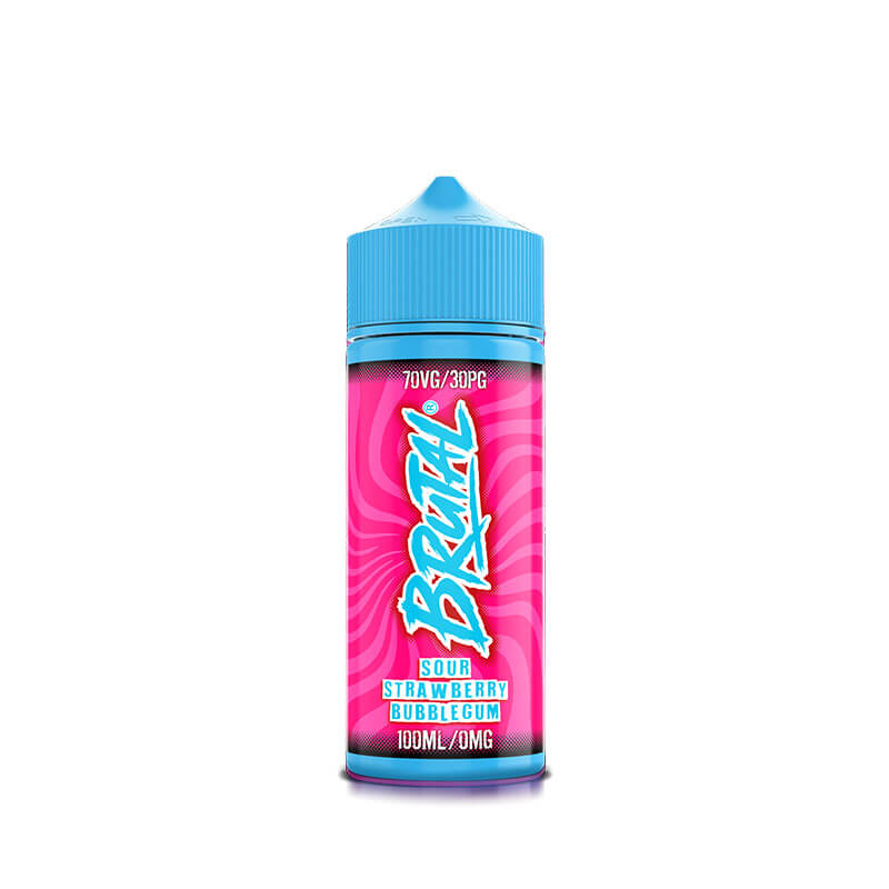 Brutal Sour Strawberry Bubblegum 100ml Shortfill By Just Juice