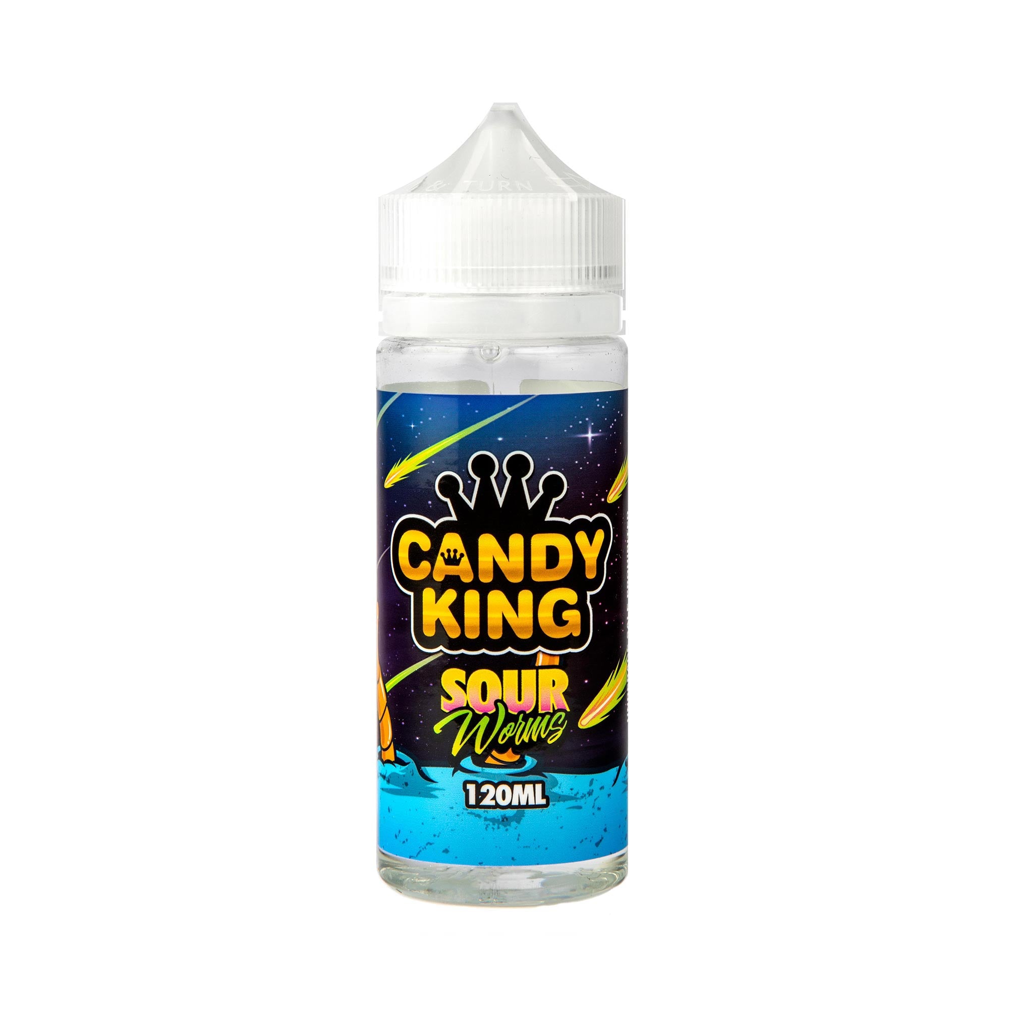 Candy King Sour Worms 100ml