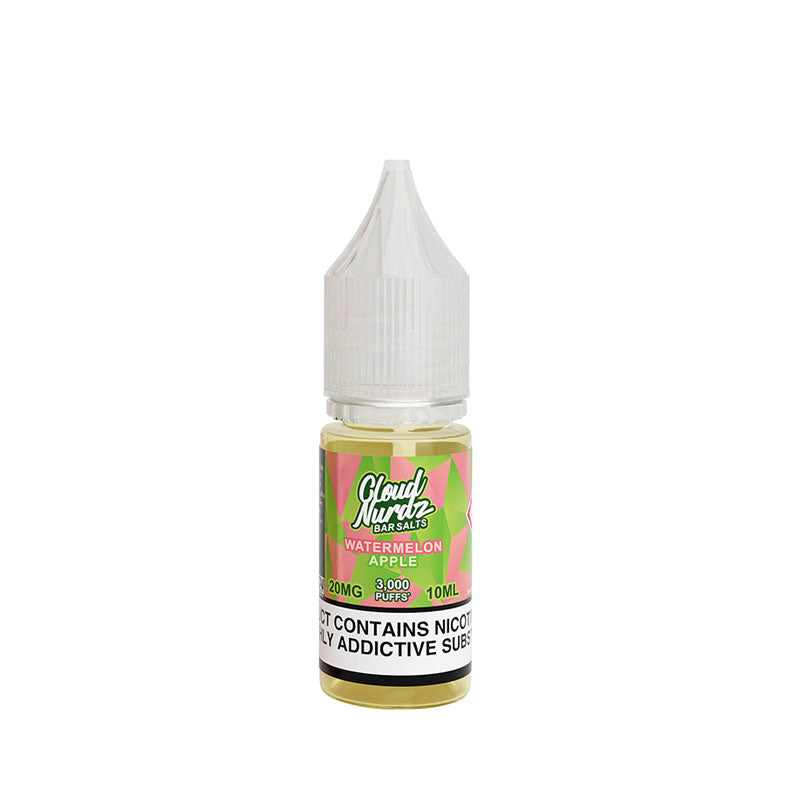 Cloud Nurdz Bar Salts Watermelon Apple 10ml Nic Salt E-Liquid