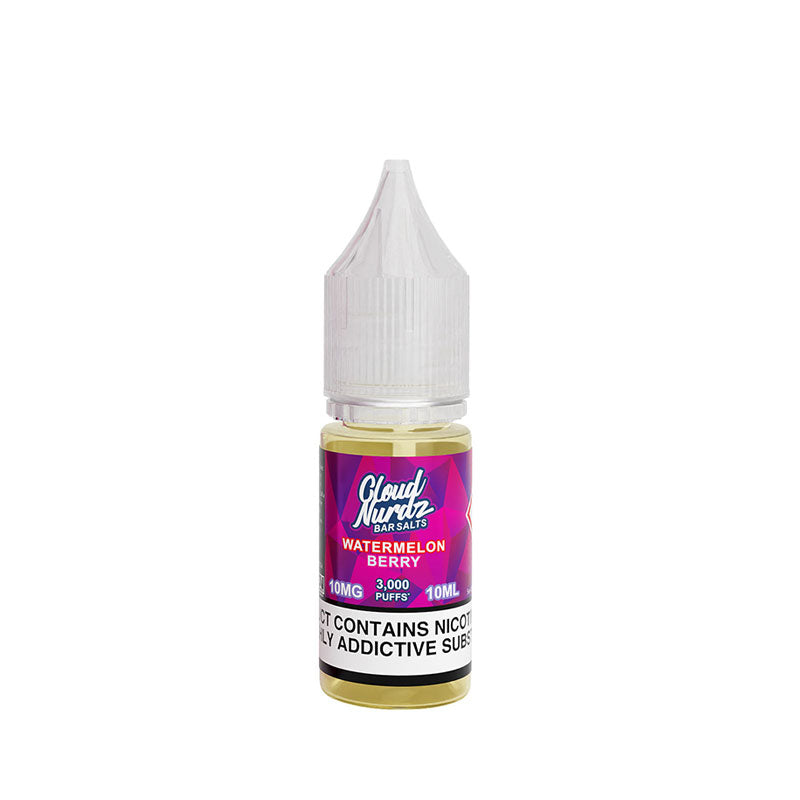 Cloud Nurdz Bar Salts Watermelon Berry 10ml Nic Salt E-Liquid