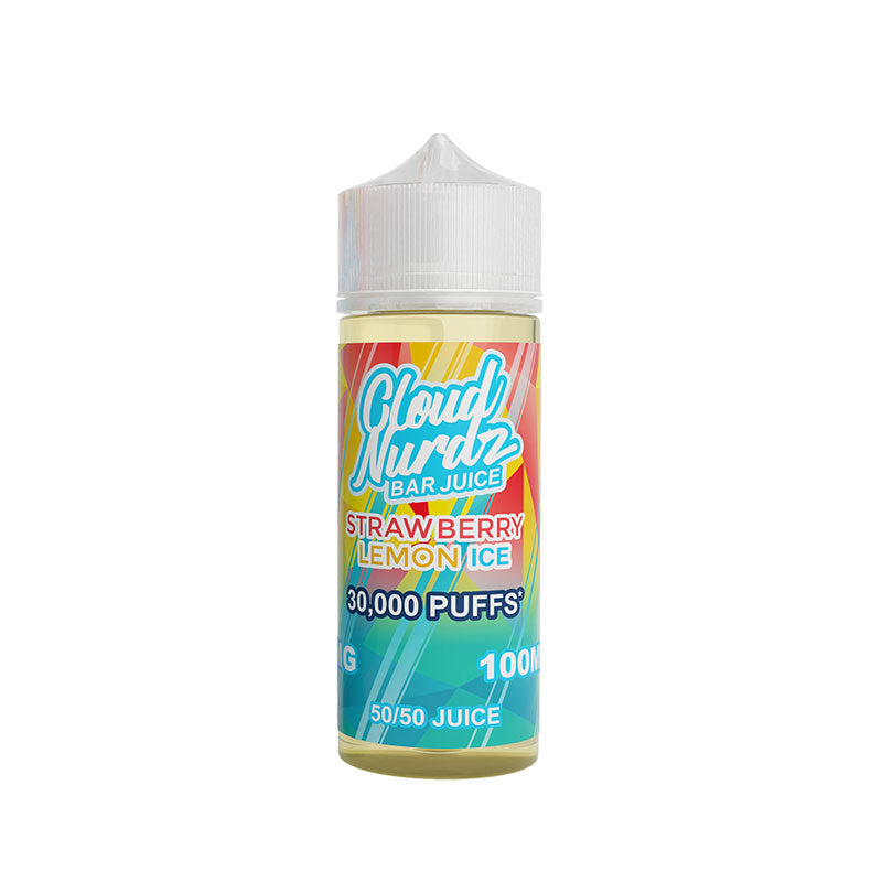 Cloud Nurdz Strawberry Lemon Ice Shortfill E-Liquid 100ml