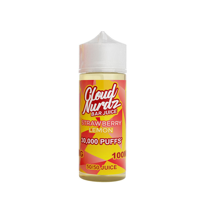 Cloud Nurdz Strawberry Lemon Shortfill E-Liquid 100ml