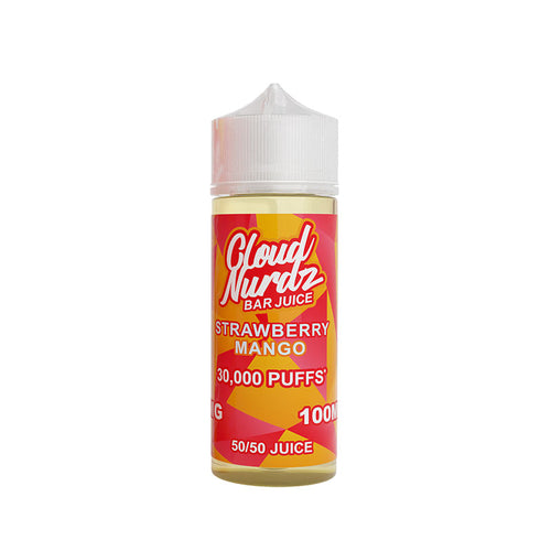 Cloud Nurdz Strawberry Mango Shortfill E-Liquid 100ml