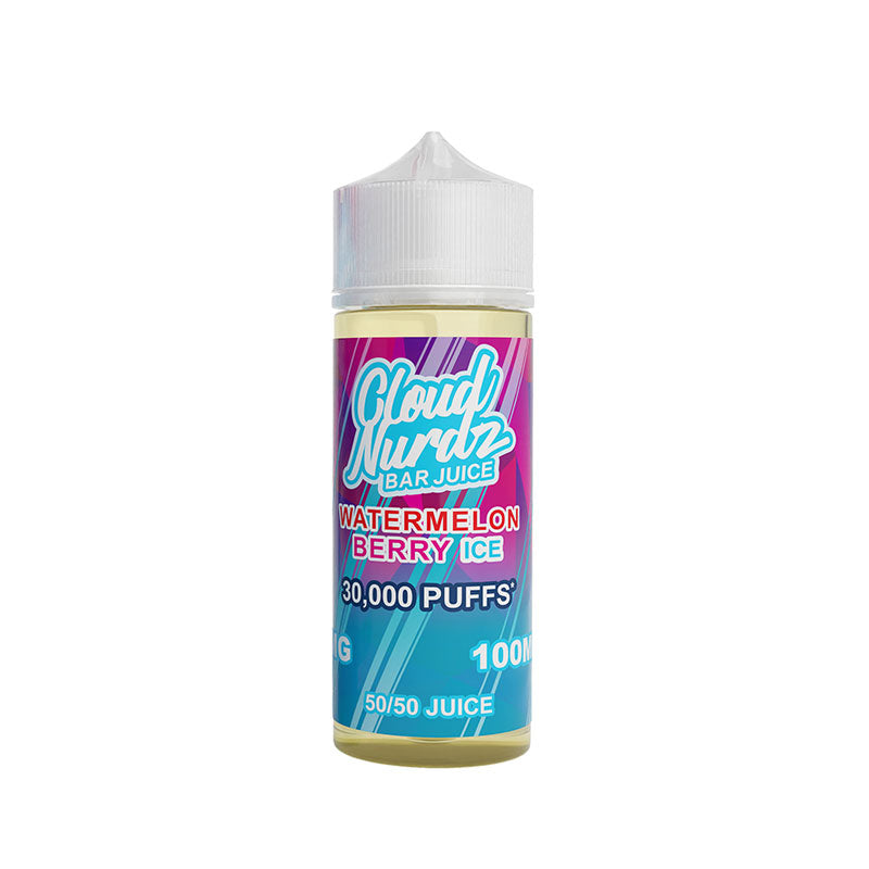 Cloud Nurdz Watermelon Berry Ice Shortfill E-Liquid 100ml