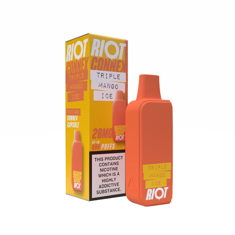 Riot Squad Connex Triple Mango Ice Prefilled Vape Pod - 1PK