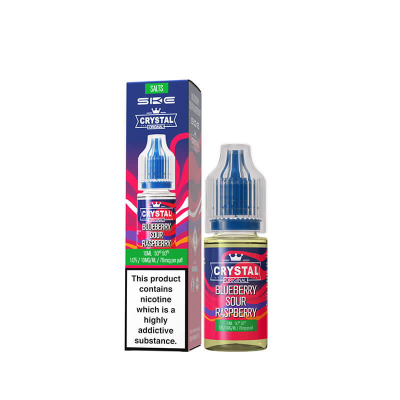 SKE Crystal Blueberry Sour Raspberry Nic Salt E-Liquid 10ml