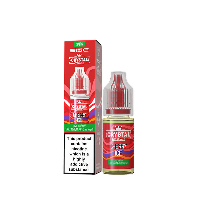 SKE Crystal Cherry Ice Nic Salt E-Liquid 10ml