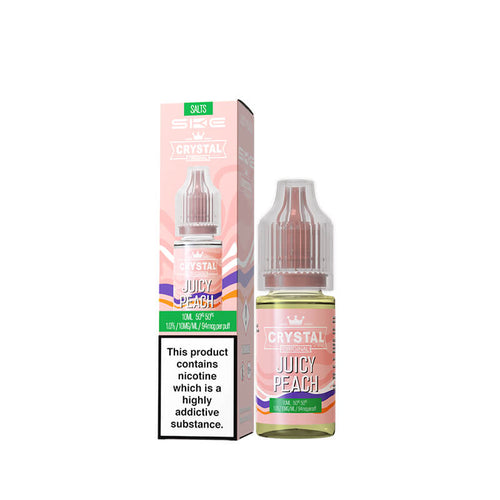 SKE Crystal Juicy Peach Nic Salt E-Liquid 10ml