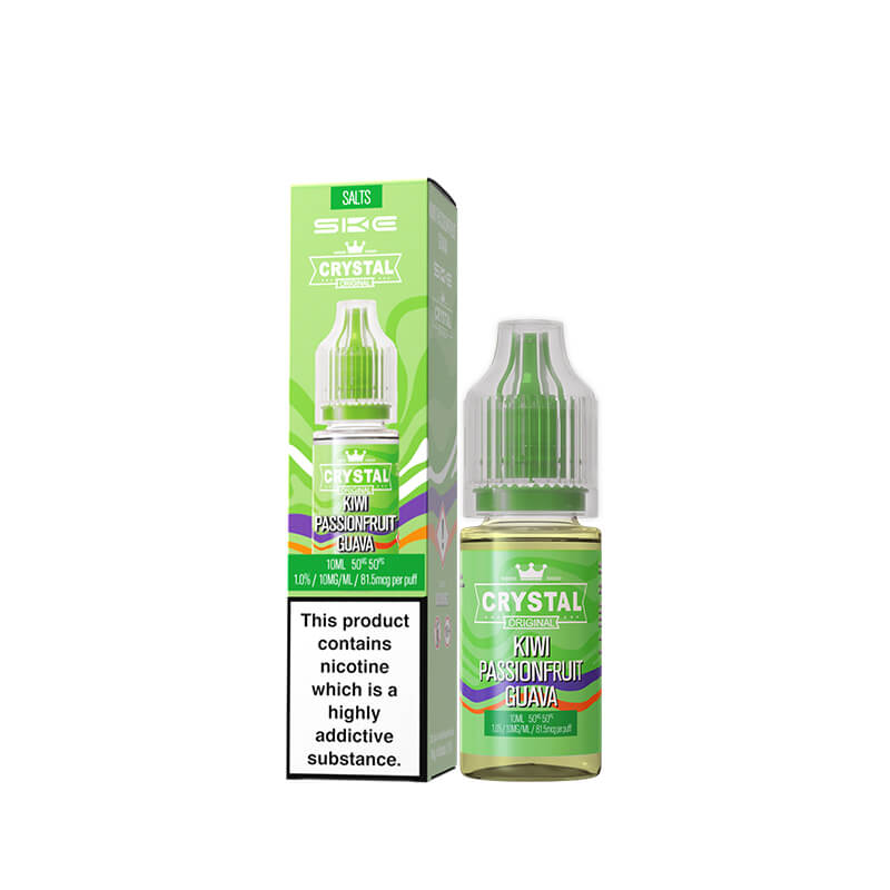 SKE Crystal Kiwi Passionfruit Guava Nic Salt E-Liquid 10ml