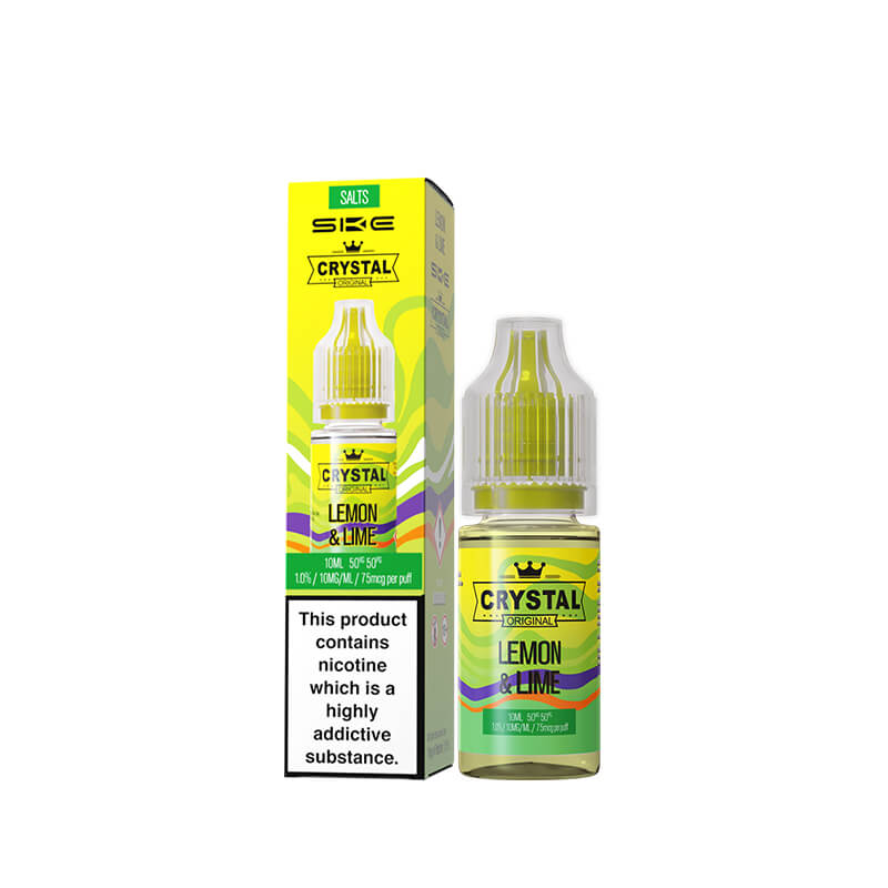 SKE Crystal Lemon & Lime Nic Salt E-Liquid 10ml