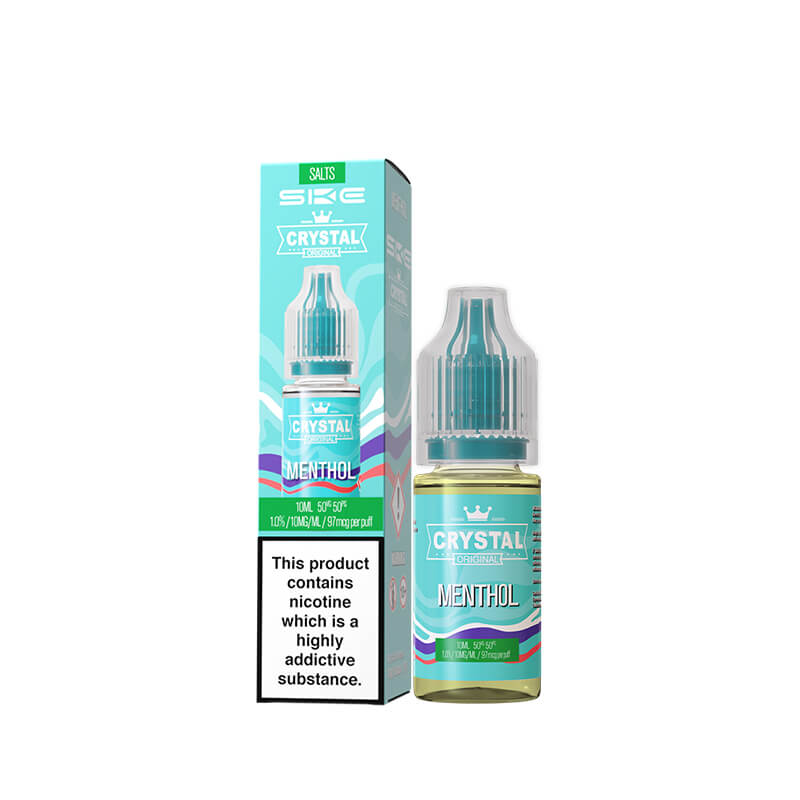 SKE Crystal Menthol Nic Salt E-Liquid 10ml