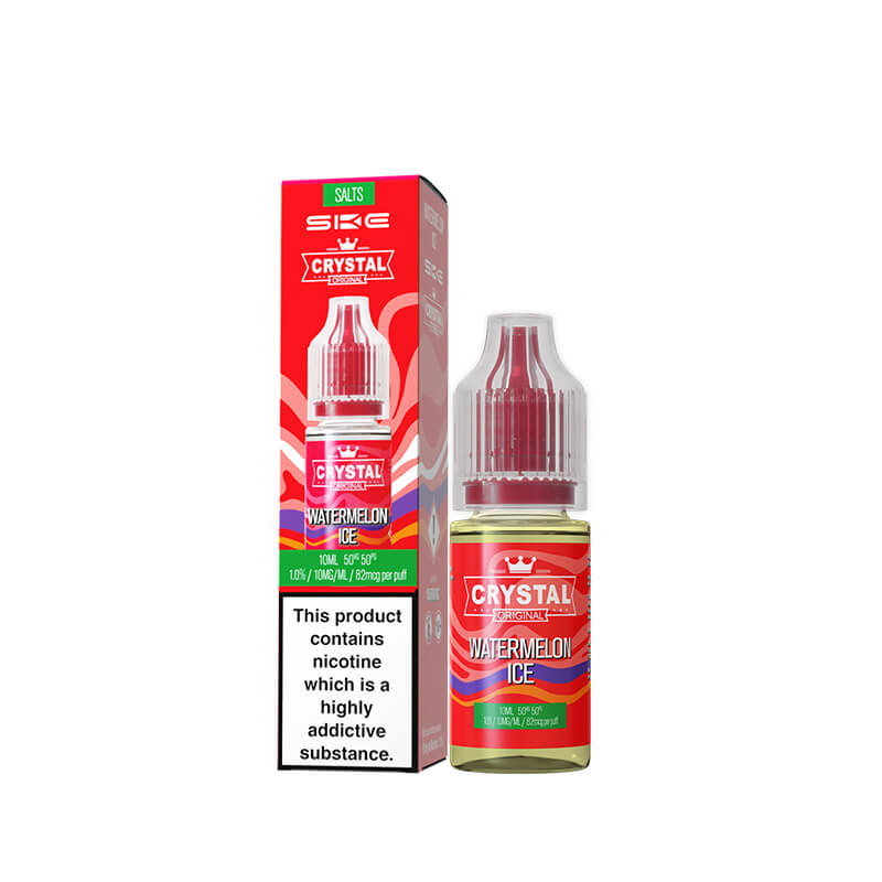 SKE Crystal Watermelon Ice Nic Salt E-Liquid 10ml