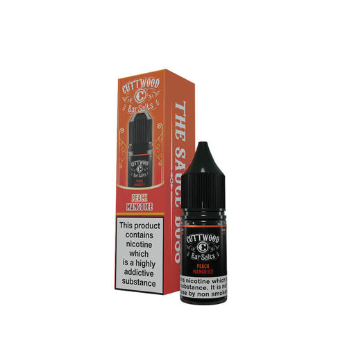 Cuttwood Bar Salts Peach Mango Ice 10ml Nic Salt E-Liquid