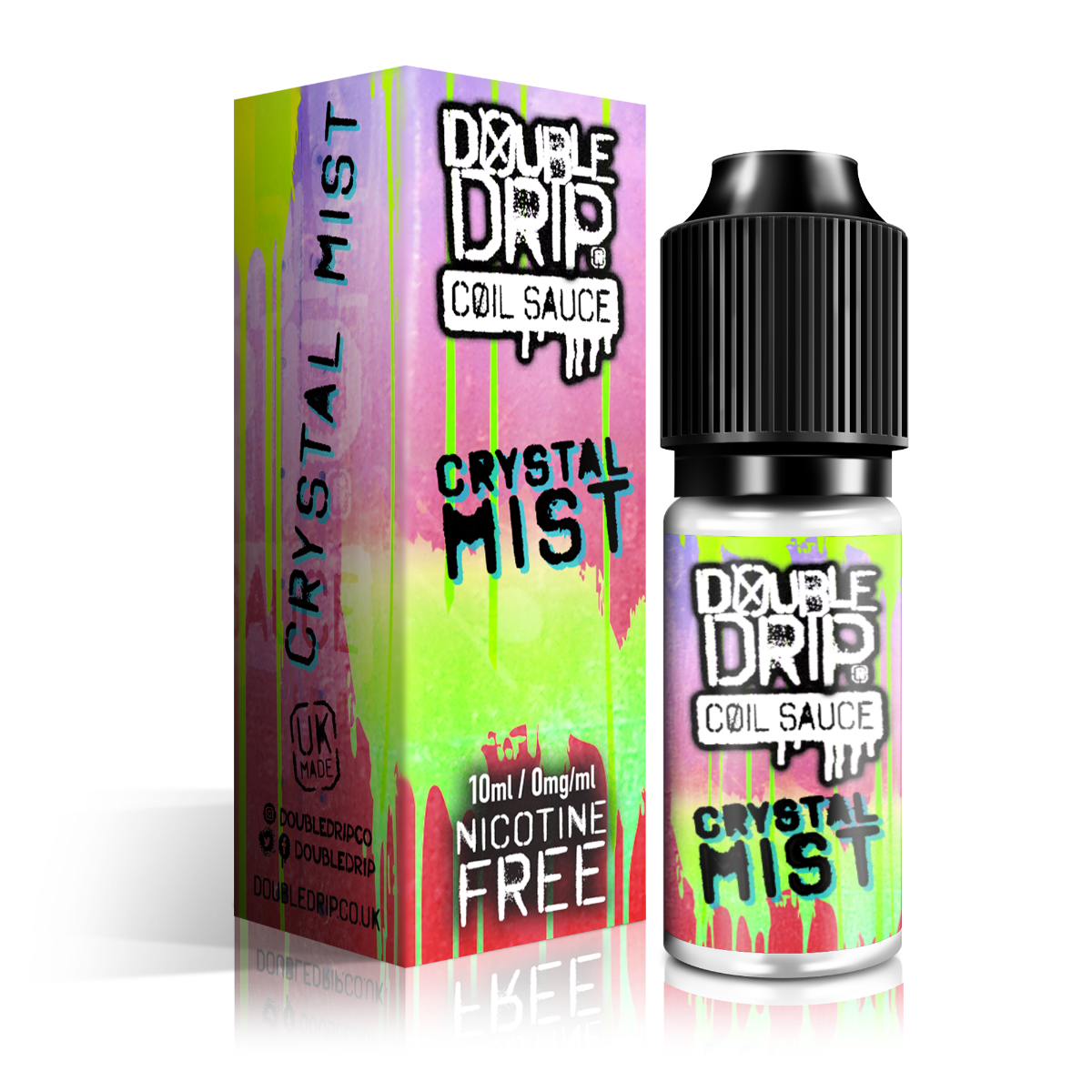 Double Drip Crystal Mist E-Liquid  10ml - 0MG