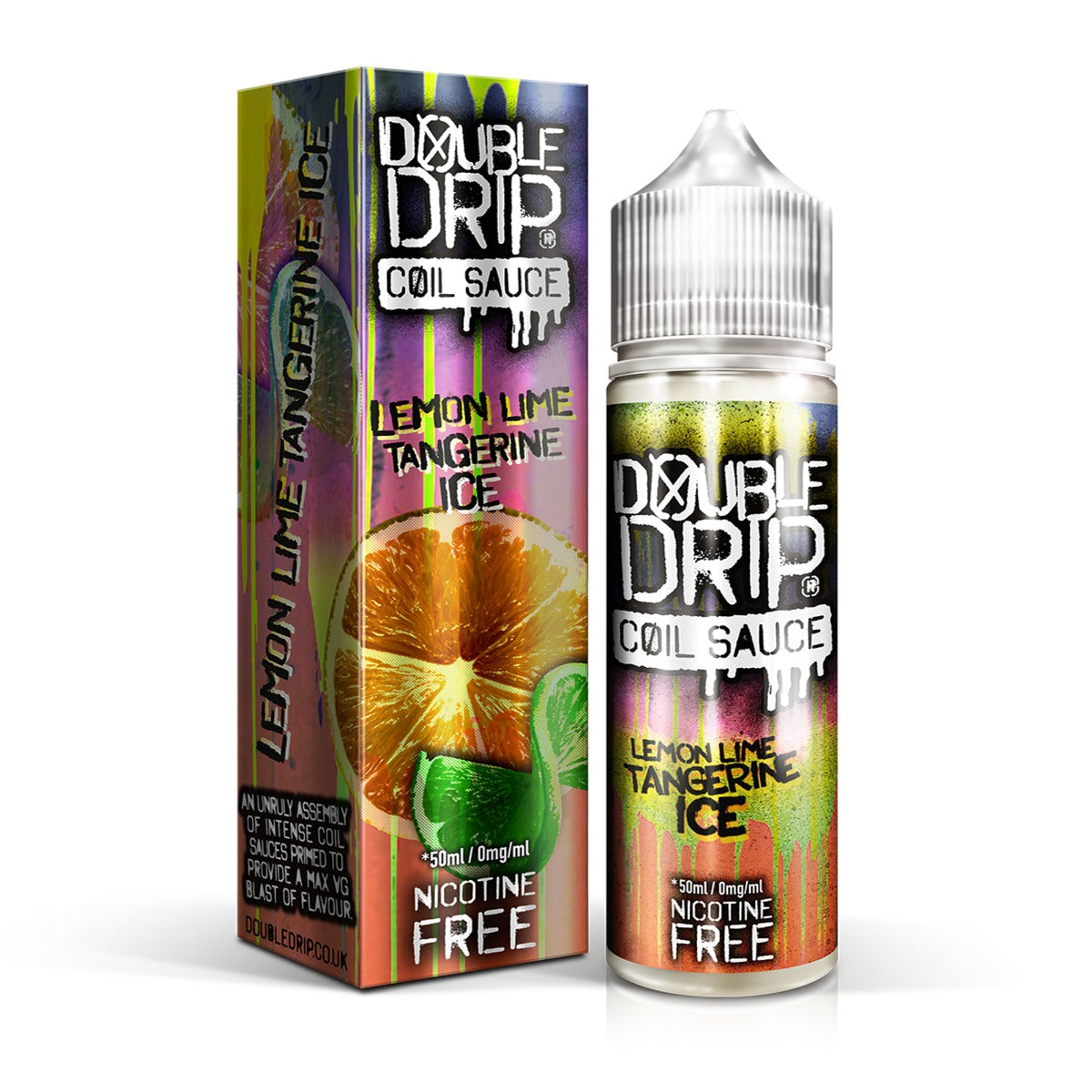 Double Drip Lemon Lime Tangerine Ice Short Fill E-Liquid 50ml