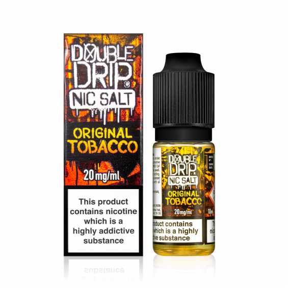 Double Drip E-Liquid Original Tobacco Nic Salts 10ml