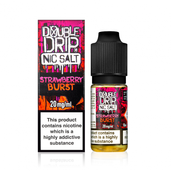 Double Drip Nic Salts Strawberry Burst