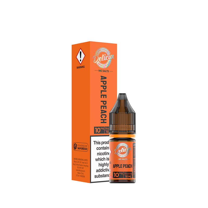 Deliciu Apple Peach 10ml Nic Salt E-Liquid By Vaporesso