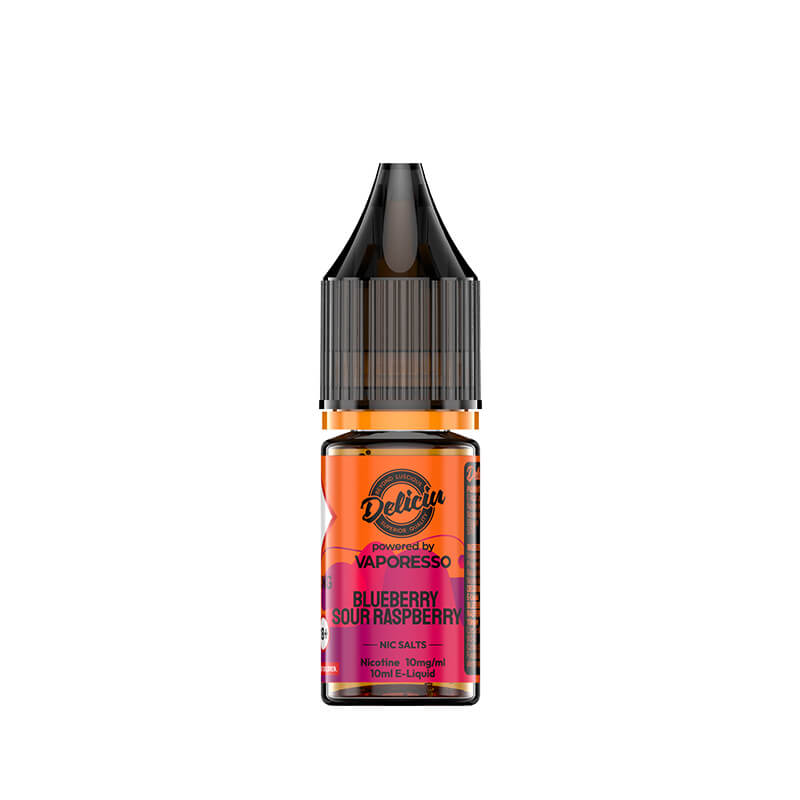 Deliciu V2 Blueberry Sour Raspberry 10ml Nic Salt E-Liquid by Vaporesso