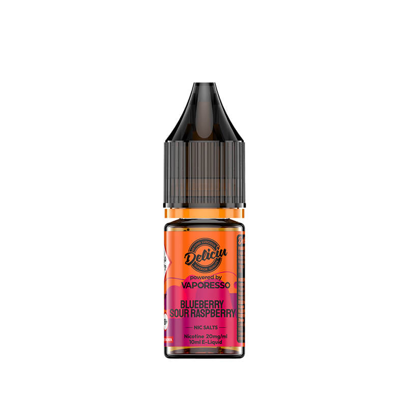 Deliciu V2 Blueberry Sour Raspberry 10ml Nic Salt E-Liquid by Vaporesso