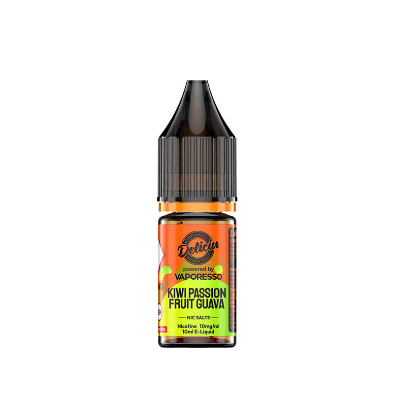 Deliciu V2 Kiwi Passion Fruit Guava 10ml Nic Salt E-Liquid by Vaporesso