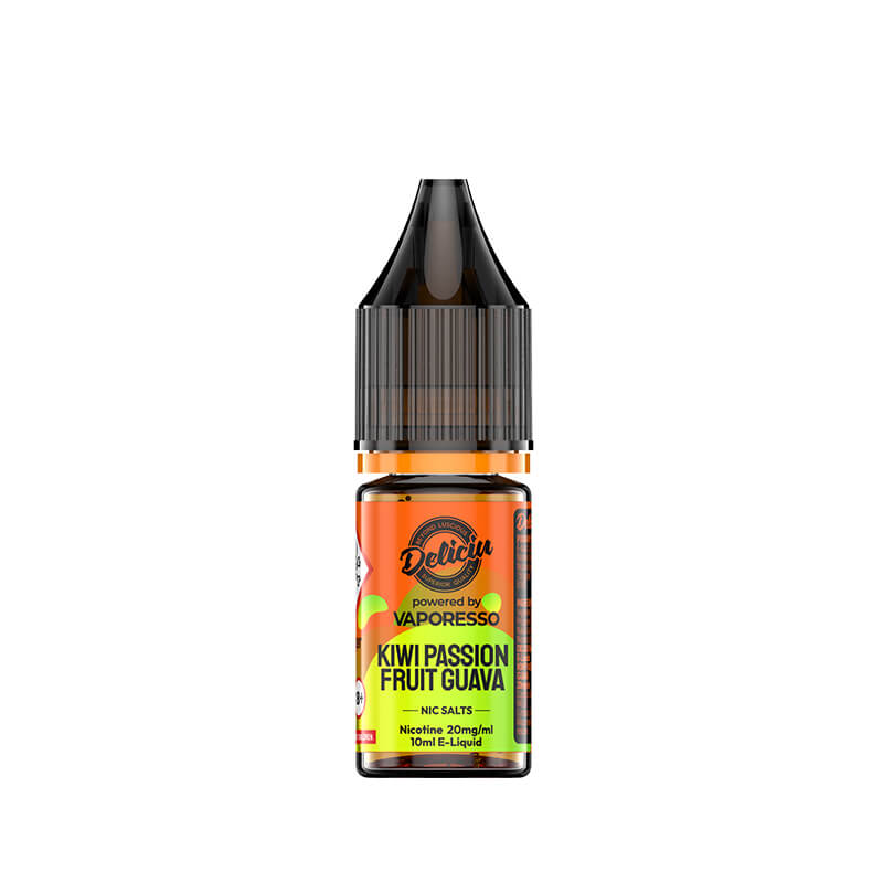 Deliciu V2 Kiwi Passion Fruit Guava 10ml Nic Salt E-Liquid by Vaporesso